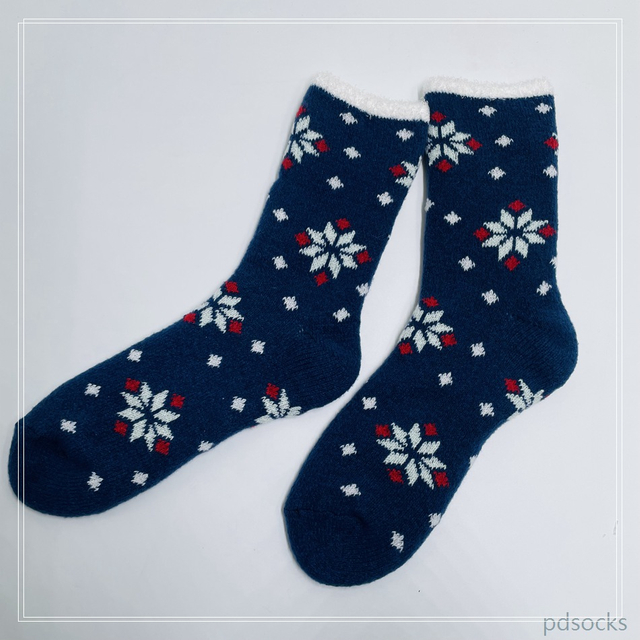 Wholesale super soft cosy socks double layer thick home sock women sock girl sock home socks floor sock 