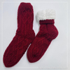 Wholesale super soft cotton lining sherpa socks non-slip home sock double layer sock hot sale 