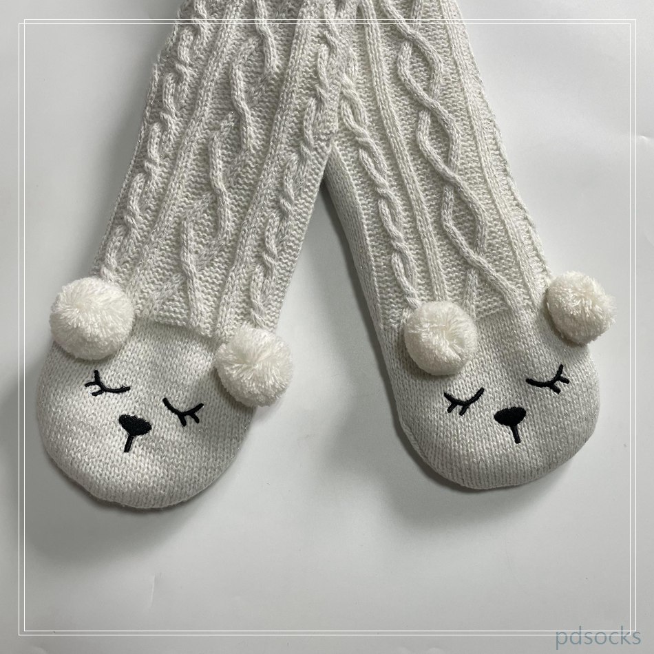 Wholesale Sherpa Socks Lurex Yarn Cosy Double Layer Floor Socks Home Socks 