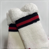 Wholesale thick fleece cosy knitted home socks snowman Cosy Double Layer Floor Socks Hot sale 