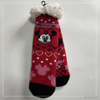 Wholesale cosy slipper socks knitted home socks snowman Cosy Double Layer Floor Socks Hot sale 