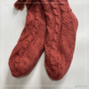 HOT sale cable Knitted Slipper Home Socks Cosy Double Layer Thick Warm Sock cosy sock 