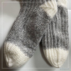 Wholesale hot sale fleece lining knitted home socks women sock 