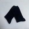 Wholesale women black color chenille yarn fuzzy cosy socks home socks fuzzy sock 