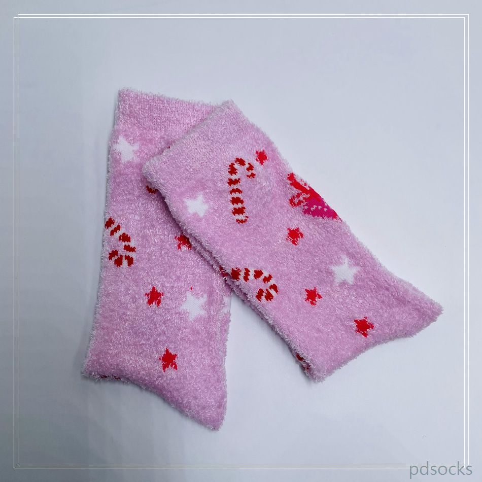 Wholesale long feather yarn Cosy Socks Home Socks fuzzy sock gift 