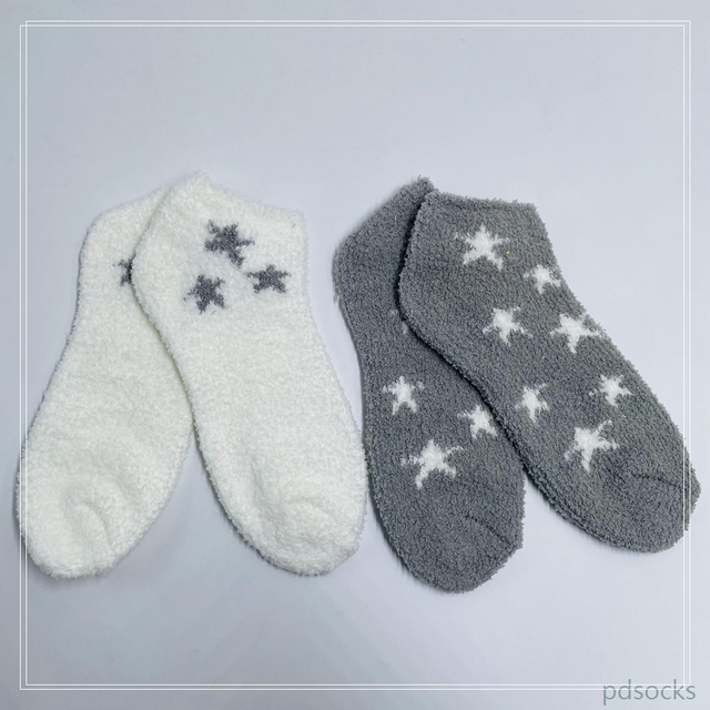 Wholesale mircrofiber ankle cosy socks women sock girl sock home socks warm home socks 2PK 
