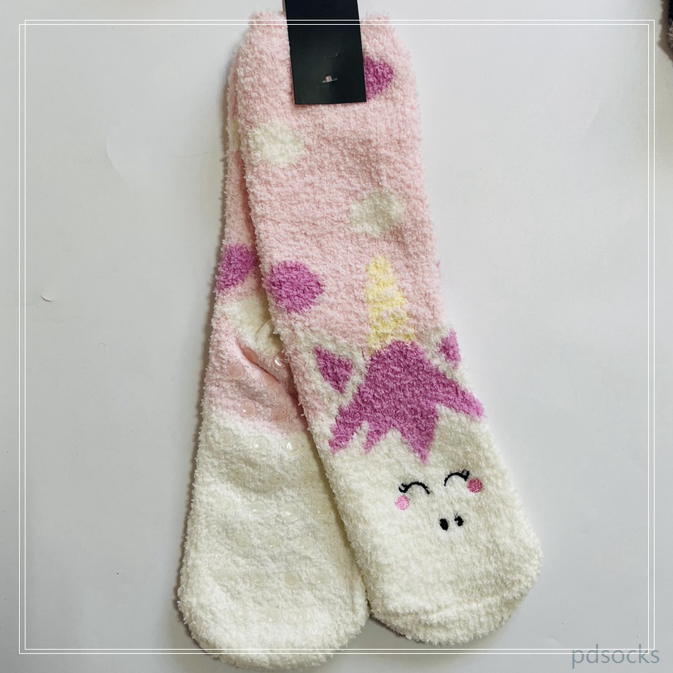 Wholesale super soft microfiber girl cosy socks women sock girl sock home socks floor sock 