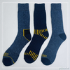Cutomized Mens recycled cotton socks work sock 3PK 