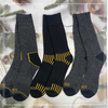Cutomized hot sale Mens recycled cotton socks work sock 3PK 
