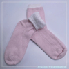 Wholesale hot sale super soft polyester double layer cosy sock heart design home sock fashion women