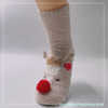 Wholesale half-pile cartoon-shaped women's socks and cute home socks deer design