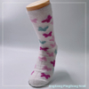 Wholesale hot sale long fleece cosy sock knitted cosy socks fashion warm women sock 