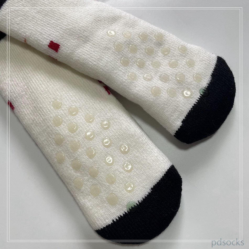 Wholesale thick fleece cosy knitted home socks snowman Cosy Double Layer Floor Socks Hot sale 