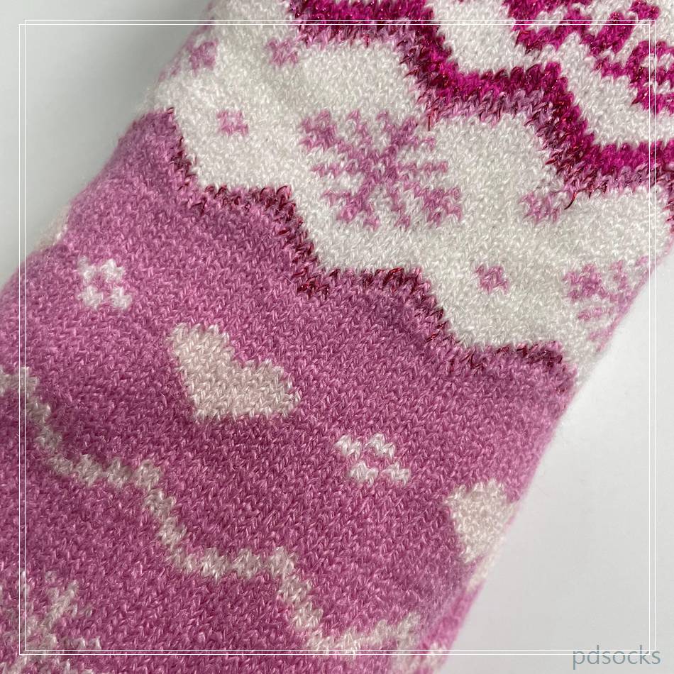 Wholesale thick fleece cosy knitted home socks Cosy Double Layer Floor Socks Home Socks Hot sale