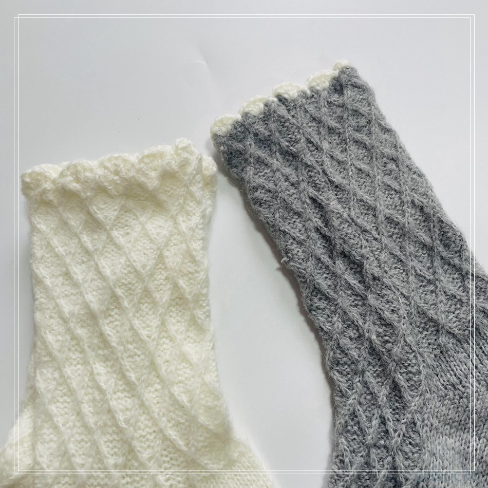 Customized hot sale cable sigle knitted socks fashion sock women sock soft and warm 