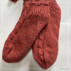 HOT sale cable Knitted Slipper Home Socks Cosy Double Layer Thick Warm Sock cosy sock 