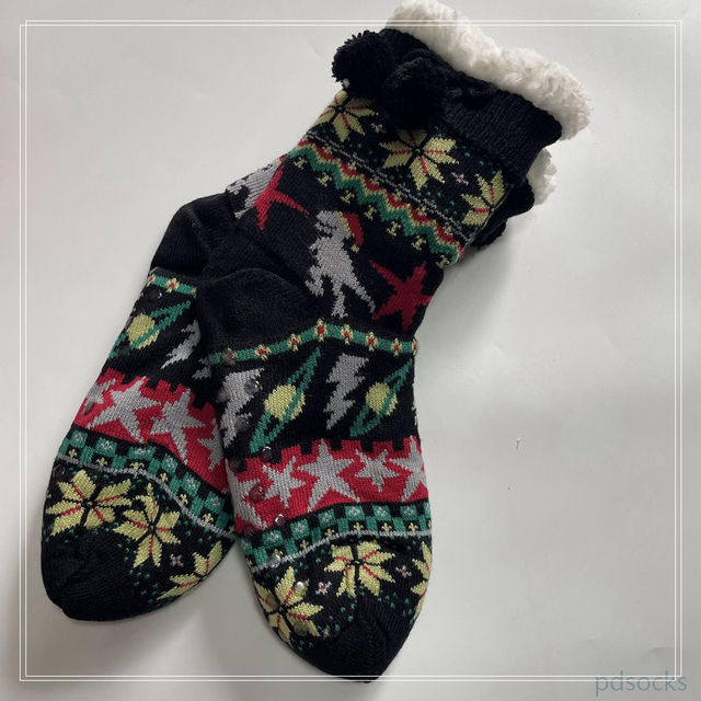 Wholesale Sherpa sock women home sock sleep knitted warm sock 