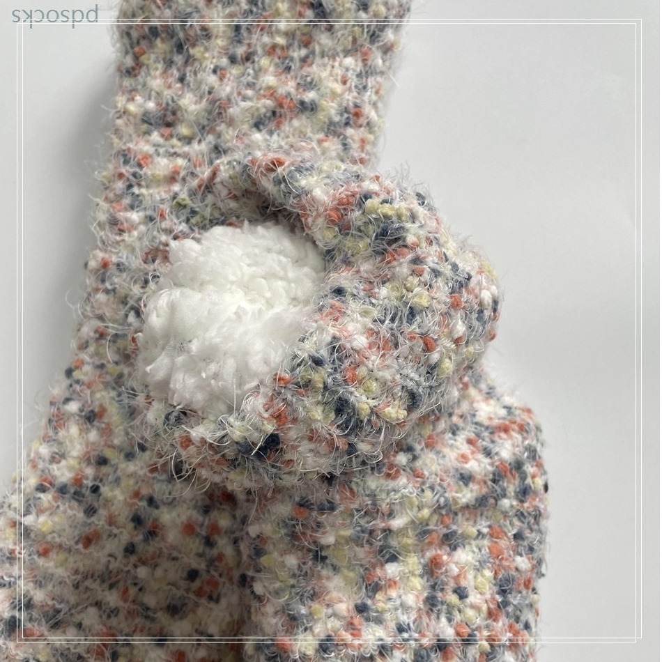 Wholesale kinckebocker yarn Sherpa Socks Double Layer Home Socks Non-slip Winter Floor Socks 