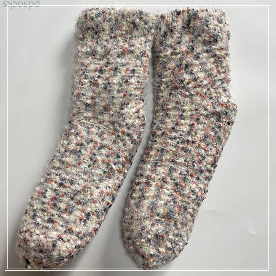 Wholesale kinckebocker yarn Sherpa Socks Double Layer Home Socks Non-slip Winter Floor Socks 