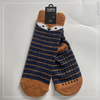 Wholesale kids non-slip cosy socks home sock cosy sock stripe cartoon cute child cosy socks 