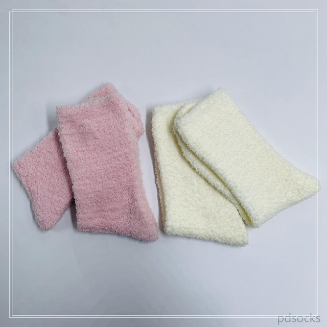Wholesale mircrofiber cosy socks women sock girl sock home socks warm home socks 2PK 