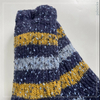 Wholesale colored dot yarn Knitted Slipper Home Socks Cosy Double Layer Thick Warm Sock stripe 