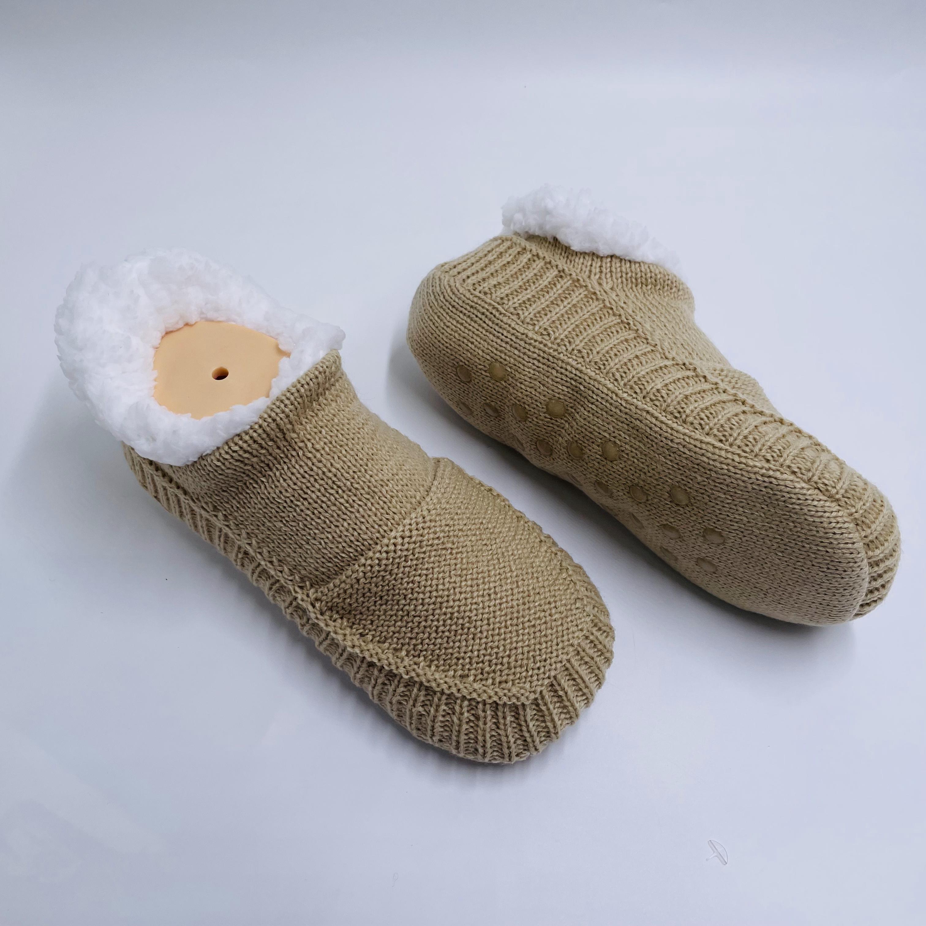 Customized Slipper Sock Thermal Non-slip Floor Socks Knitted Shoes Hot Sale 