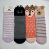Wholesale cartoon microfiber cosy sock home sock non-slip indoor sock 3D Ear Series