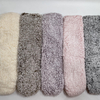Wholesale colored cotton lining series sherpa thick cotton lining slipper socks