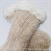 Wholesale long feather yarn Cotton fleece non - slip floor socks home sock cotton fleece socks stockings 