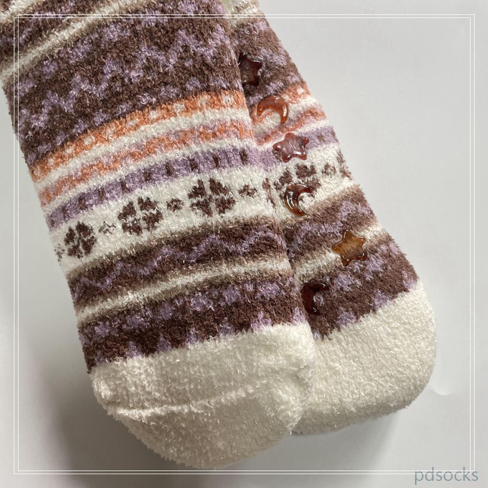 Wholesale Sherpa Socks thick fleece cosy home socks Cosy Double Layer Floor Socks Home Socks Hot sale