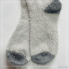 Customized hot sale Socks knitted with bright silk and long yarn cosy sock