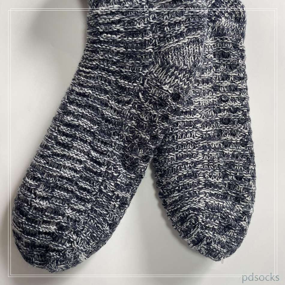 HOT sale short Knitted Slipper Home Socks Cosy Double Layer Thick Warm Sock cosy sock 