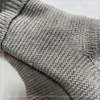 Wholesale color gray yarn cosy Knitted Slipper Home Socks Cosy Double Layer Thick Warm Sock cosy sock 