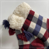 wholesale sherpa socks double layer home socks non-slip winter floor socks 