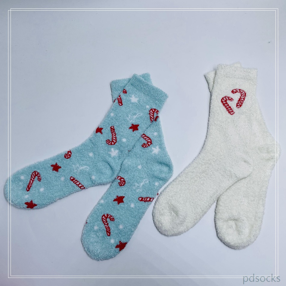 Women Fluffy Socks Feather Yarn Cosy Sock Home Sock