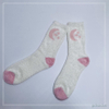 Women star Fluffy Socks Feather Yarn Cosy Sock Home Sock