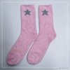 Wholesale women feather yarn star and moon cosy socks home socks 