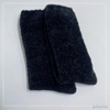 Wholesale women black color chenille yarn fuzzy cosy socks home socks fuzzy sock 