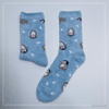 Wholesale long feather yarn Cosy Socks Home Socks fuzzy sock penguin