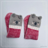 Wholesale super soft microfiber yarn and chenille Cosy Socks Home Socks fuzzy sock cozy sleep socks bear 