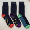 Cutomized Mens Cotton Socks Breathable Fashion High Quality Socks Daily Wear 