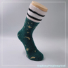 Wholesale hot salefeather yarn cosy sock moon and star design home sock fashion women kids socks 
