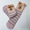 Wholesale half-pile cartoon-shaped women's socks and cute home socks
