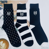 Customized mens high quality soft cotton socks sport sock  3pk 
