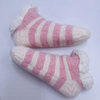 Wholesale home shoes Slipper Sock feather yarn Non-slip Floor Socks Knitted Shoes women socks 