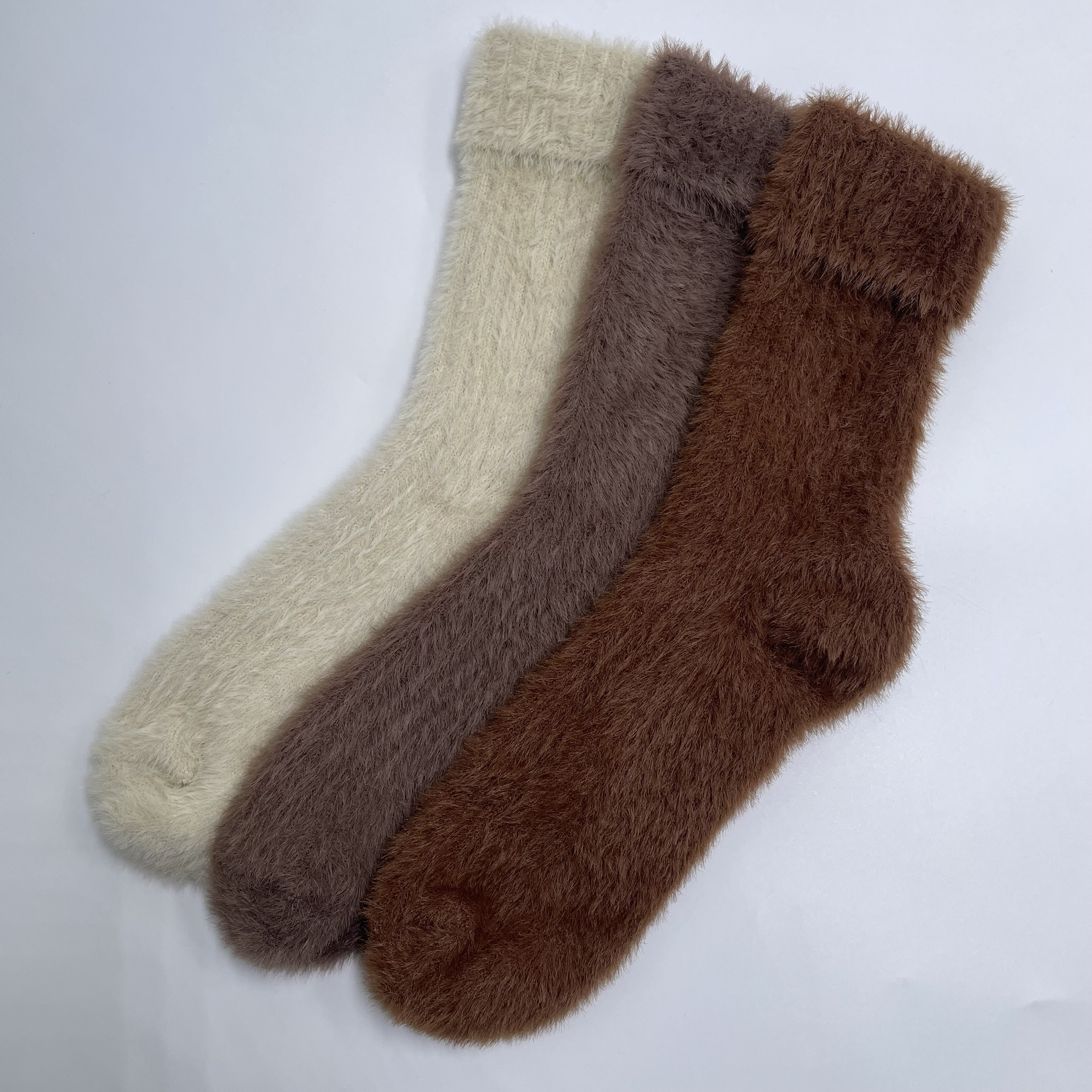 Wholesale Hot Sale Fuzzy Cosy Socks Warmer Knitted Home Sock 