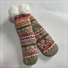Wholesale thick winter home socks cosy knitted home socks snowman Cosy Double Layer Floor Socks Hot sale 