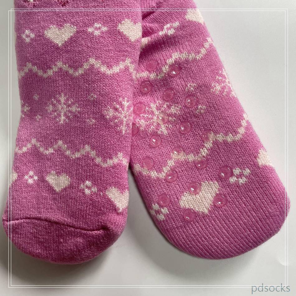 Wholesale thick fleece cosy knitted home socks Cosy Double Layer Floor Socks Home Socks Hot sale
