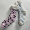 Wholesale fleece slipper floor socks knitted home socks snowman Cosy Double Layer Floor Socks